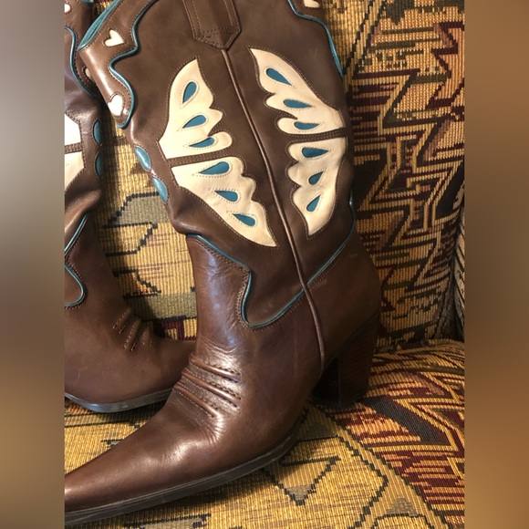 Nine West Leather Western Boots. Woman’s Size  9 - Picture 14 of 15